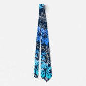 Dancing Hibiscus Hawaiian Necktie Stropdas (Achterkant)