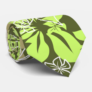 Dancing Hibiscus Hawaiian Necktie Stropdas