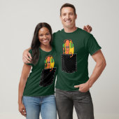 Dancing Hot Dog In Mijn Pocket Meme T-shirt (Unisex)