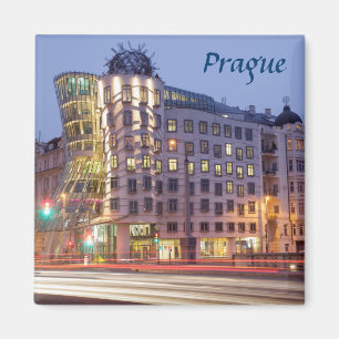 Dancing House Praag souvenir foto Magneet