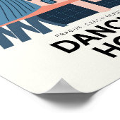Dancing House Praag Tsjechische abstracte reizen b Poster (Hoek)