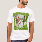 Dancing Iers Koppel St Patrick's Unisex T-shirt (Voorkant)