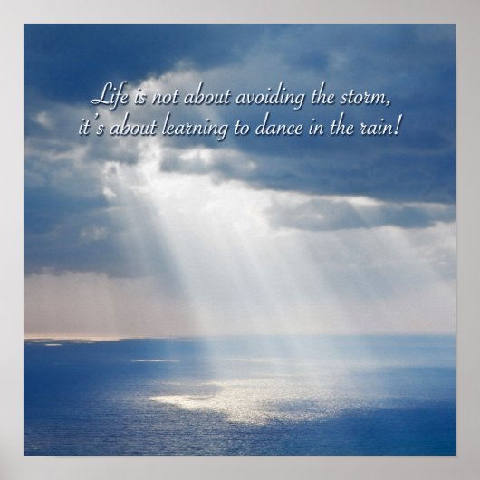 Dancing in the rain poster (Voorkant)