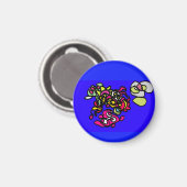 Dancing jellyfishes magneet (Voorkant / Achterkant)