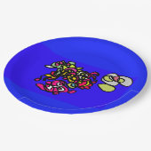 Dancing jellyfishes  papieren bordje (Gekanteld)