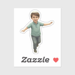 Dancing Jewish Boy – Joyful & Lively Design Sticker