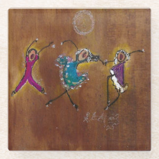 Dancing Joy Glass Onderzetter