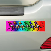 Dancing Krampus Bumpersticker (Op auto)