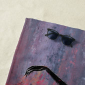 Dancing Lady Beach Handdoek (In situ)