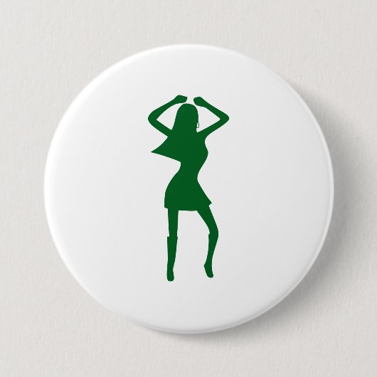 Dancing Lady Performance Patches & Buttonnen Ronde Button 7,6 Cm (Voorkant)