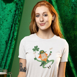 Dancing Leprechaun Shirten van St. Patrick's Day T-shirt
