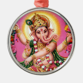 Dancing Lord Ganesha Metalen Ornament
