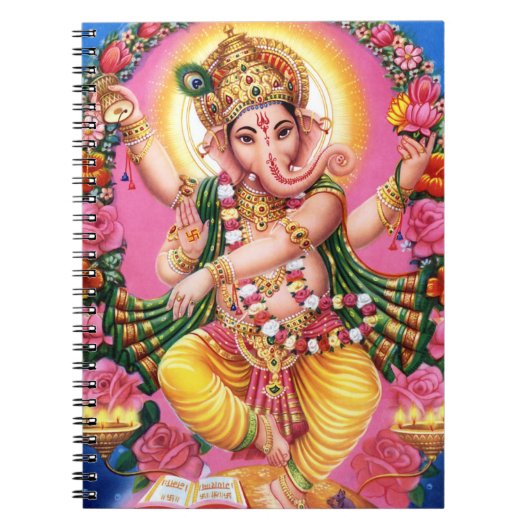 Dancing Lord Ganesha Notitieboek (Voorkant)
