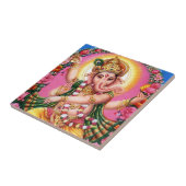 Dancing Lord Ganesha Tegeltje (Zijkant)