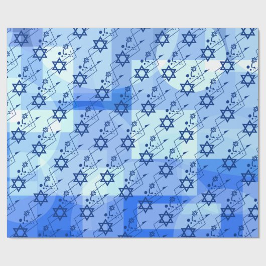 Dancing Magen David Cadeaupapier (Vlak)
