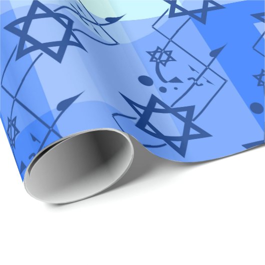 Dancing Magen David Cadeaupapier (Rol Hoek)