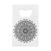 Dancing Mandala Creditkaart Flessenopener (Achterkant)