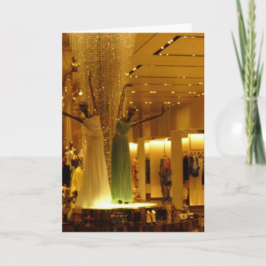 Dancing Mannequins Card Feestdagen Kaart (Voorkant)