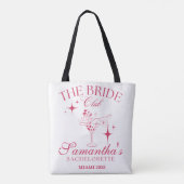 Dancing Martini Bruid Club Tote Bag (Achterkant)