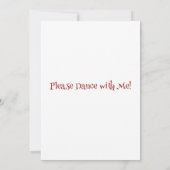 Dancing Mermaid cat Valentijnsdag Kaart (Achterkant)