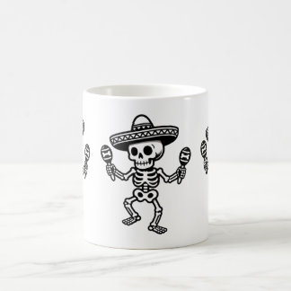 Dancing Mexican Skeleton Koffiemok