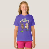 Dancing Mice Birthday Girl V.I.P. T-shirt Party (Voorkant volledig)