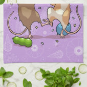 Dancing Mice Party Time Banner Confetti & Ballonne Theedoek (Gevouwen)