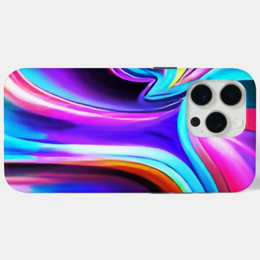 Dancing Neon Lights- blue Case-Mate iPhone Case (Achterkant (horizontaal))