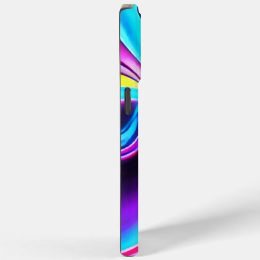 Dancing Neon Lights- blue Case-Mate iPhone Case (Achterkant / Rechts)