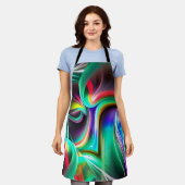 Dancing Neon Lights Schort (Gedragen)