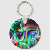 Dancing Neon Lights Sleutelhanger (Voorkant)