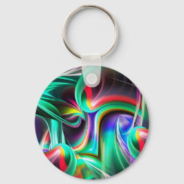 Dancing Neon Lights Sleutelhanger