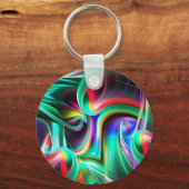 Dancing Neon Lights Sleutelhanger (Voorkant)