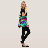Dancing Neon Lights Tote Bag (Op model)
