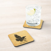 Dancing Norse Raven Bier Onderzetter (Rechterzijde)