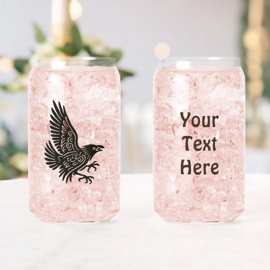 Dancing Norse Raven Blikvorm Glas (Insitu (Huwelijk))