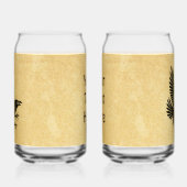 Dancing Norse Raven Blikvorm Glas (Links)