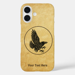 Dancing Norse Raven iPhone 16 Hoesje