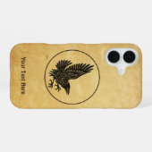 Dancing Norse Raven iPhone 16 Hoesje (Achterkant horizontaal)