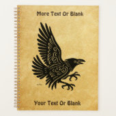 Dancing Norse Raven Planner (Voorkant)