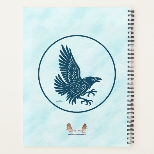 Dancing Norse Raven Planner (Achterkant)