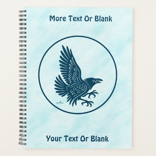 Dancing Norse Raven Planner (Voorkant)