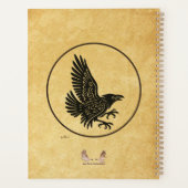 Dancing Norse Raven Planner (Achterkant)