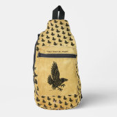 Dancing Norse Raven Sling Bag (Voorkant)