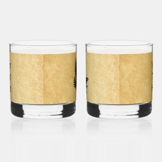 Dancing Norse Raven Whisky Glas (Rechts)