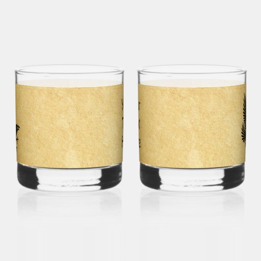 Dancing Norse Raven Whisky Glas (Links)