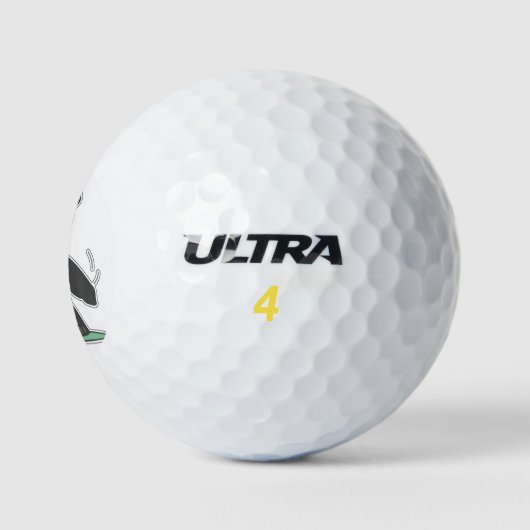 Dancing panda golfballen (Logo)