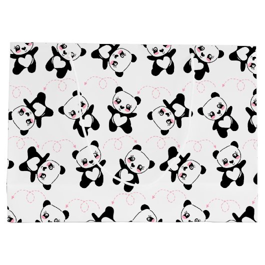 Dancing Panda Groot Cadeauzakje (Achterkant)