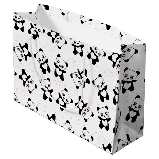 Dancing Panda Groot Cadeauzakje (Achterkant Gekanteld)
