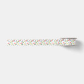 Dancing Pastel Flowers Satijnen Lint (Voorkant)